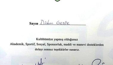 98 Gönüllümüz Teşekkür Belgelerini Aldı…