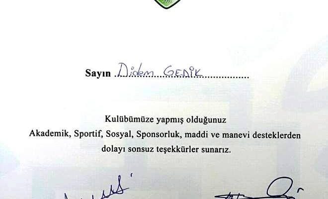 98 Gönüllümüz Teşekkür Belgelerini Aldı…