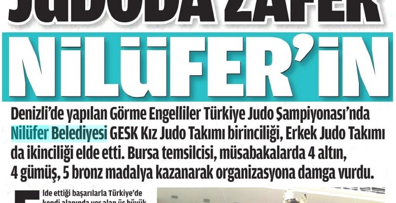 Judadaki Başarılarımızdan Basına Yansıyanlar