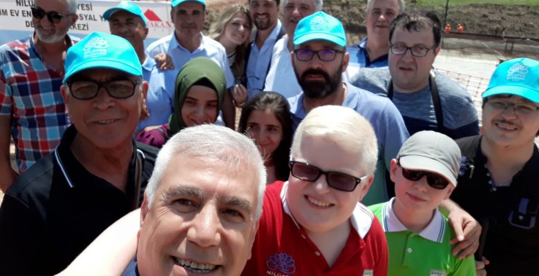 Bizim Ev Engelliler Sosyal Yaşam Destek Merkezi temeli atma törenine katıldık.