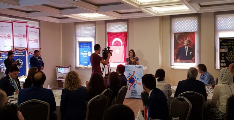 Rotary Basın Toplantısında, Genel Sekreterimiz yapılan çalışmaları anllattı Rotary Basın Toplantısında, Genel Sekreterimiz yapılan çalışmaları anllattı