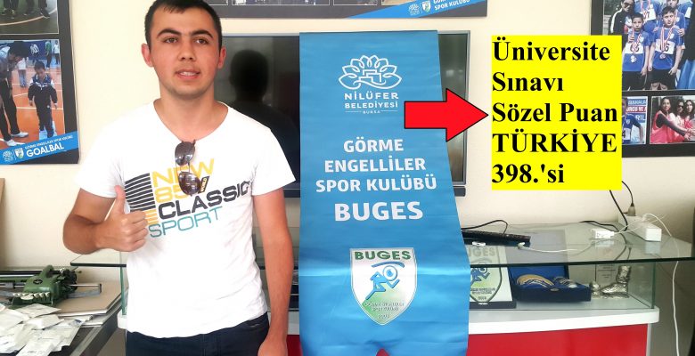 Üniversite Sınavında Sporcumuz Muhammet Balcı’dan Büyük Başarı