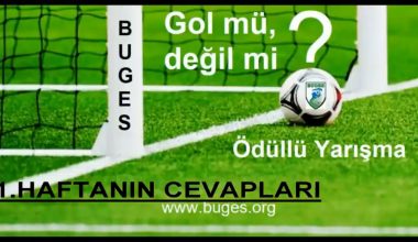 Gol mü, Değil mi? 1.Hafta Cevapları ve Kazanan Belli Oldu. Gol mü, Değil mi? 1.Hafta Cevapları ve Kazanan Belli Oldu.