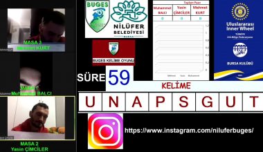 BUGES Kelime Oyunu – Yine bir ilk! BUGES Kelime Oyunu – Yine bir ilk!