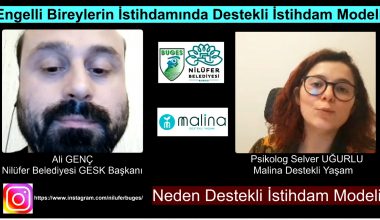 ‘Engelli Bireylerin İstihdamında Destekli İstihdam Modeli’ Başlıklı Yayını Gerçekleştirdik ‘Engelli Bireylerin İstihdamında Destekli İstihdam Modeli’ Başlıklı Yayını Gerçekleştirdik