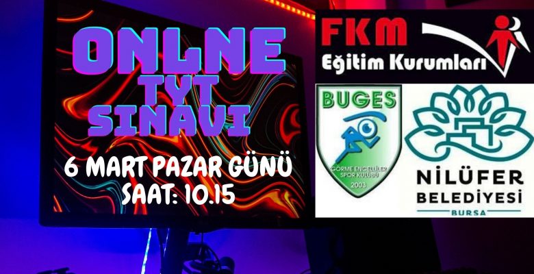 Online TYT Deneme Sınavını 6 Mart’ta Yapıyoruz Online TYT Deneme Sınavını 6 Mart’ta Yapıyoruz