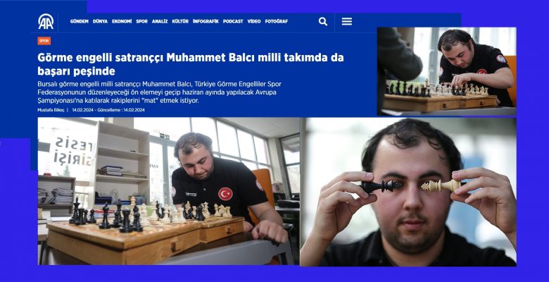 Milli Satranççımız Anadolu Ajansı’na Konuk Oldu