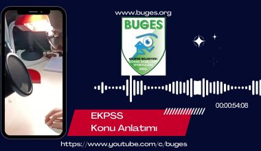 EKPSS Konu Anlatımı ve Test Kitapları Youtube Kanalımızda
