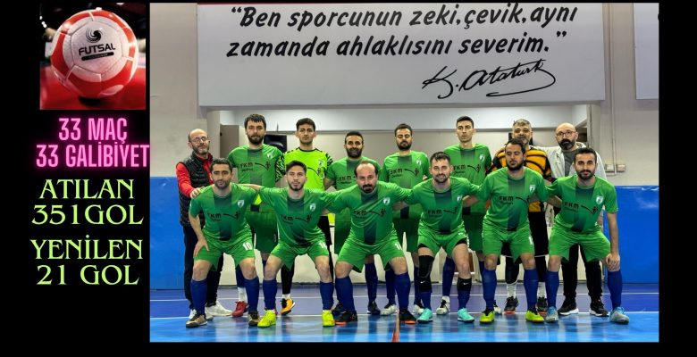 Los Galacticos Futsal Takımımızdan 33’te 33! Los Galacticos Futsal Takımımızdan 33’te 33!